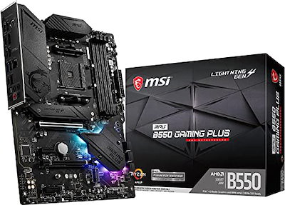 他サイト： マザーボード MPG B550 GAMING PLUS/A ATX [AMD B550 チップセット搭載] Ryzen 5000 シリーズプロセッサー MB5873の商品画像