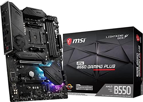 マザーボード MPG B550 GAMING PLUS/A ATX [AMD B550 チップセット搭載] Ryzen 5000 シリーズプロセッサー MB5873