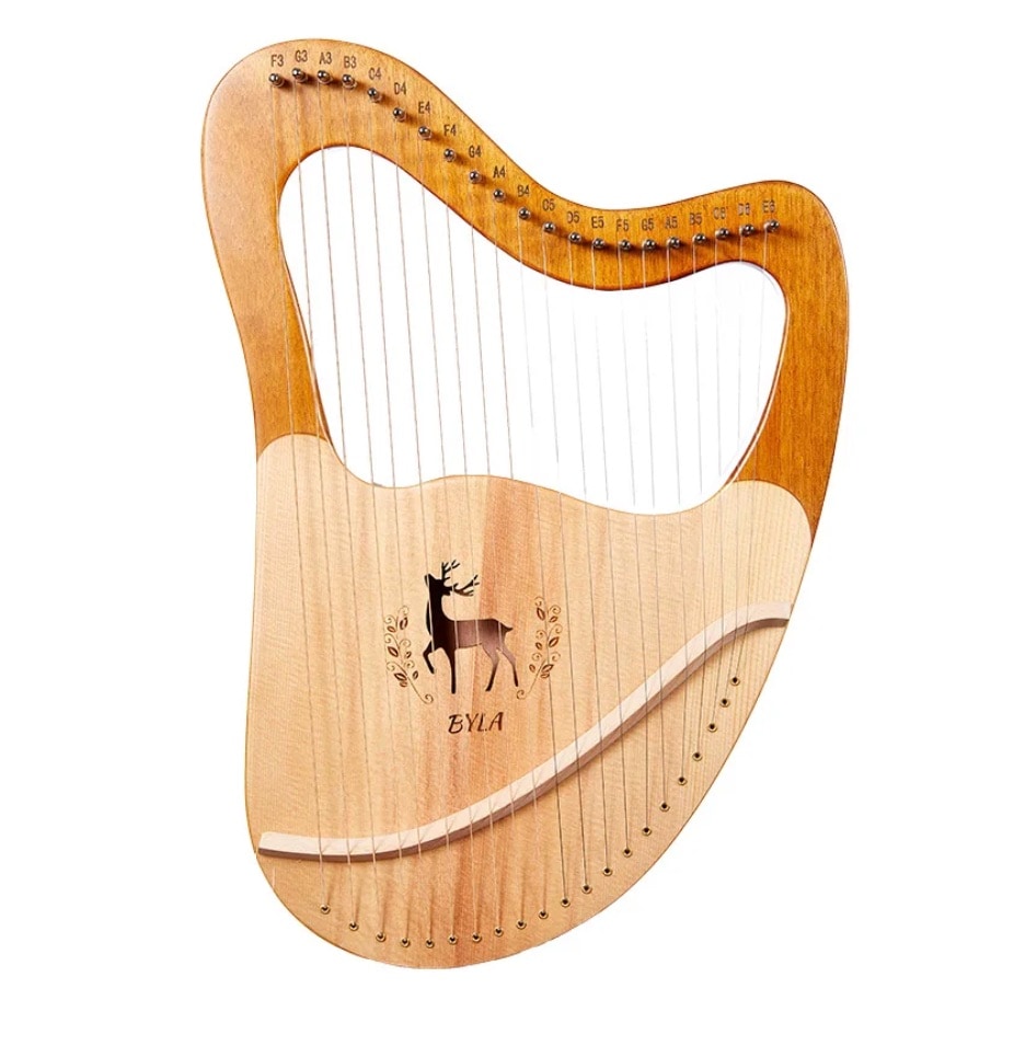 21弦リラバイラリヤハープ小型ハープポータブル弦楽器