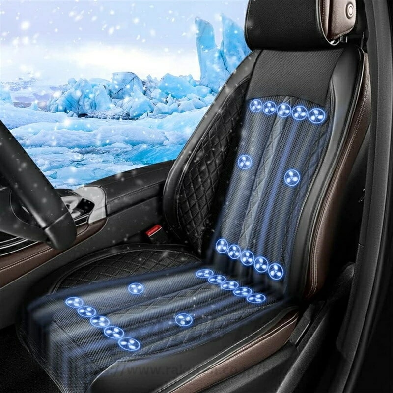高品質新入 2026新型 クールシート 車 シートクーラー 12V 車用 27風機 1個　シートファン カーシート カーシートカバー ファン付きシートカバー 通気性 自動車 運転席 助手席　通用 ファ