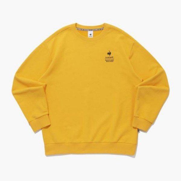 長袖Tシャツ JQS QP423CFSO1-GOR [裏庭ビルダー x スウェットシャツ / グレーオレンジ