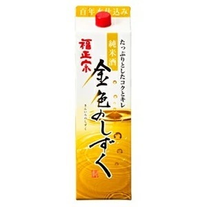 【送料無料】福正宗 金色のしずく パック 1800ml 1.8L6本【北海道沖縄県東北四国九州地方は必ず送料が掛かります】