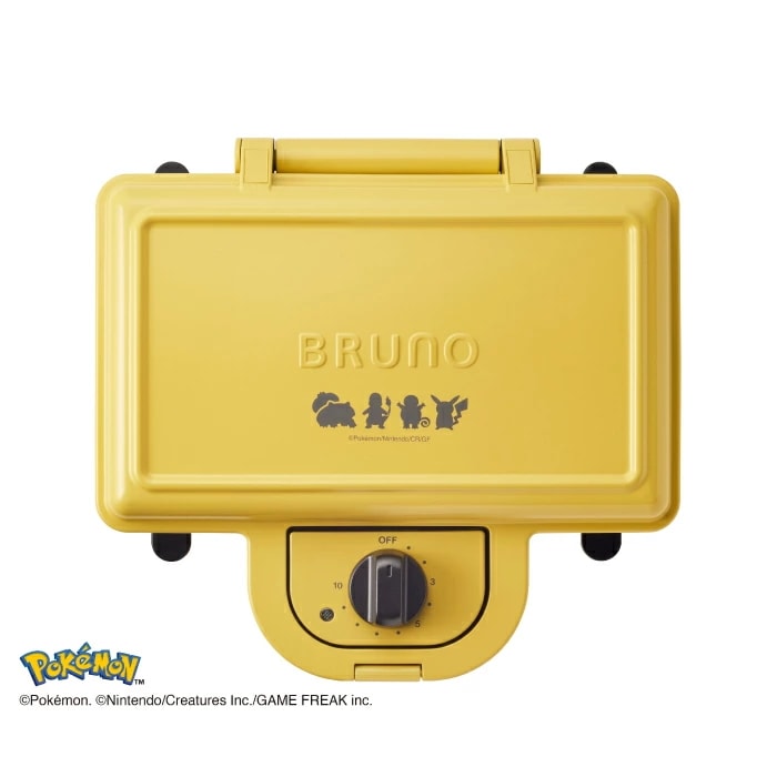 ポケモン ホットサンドメーカー ダブル ピカチュウ 電気 ホットサンド 両面 耳まで焼ける タイマー 食パン ヒトカゲ ゼニガメ フシギダネ 人形焼き プレート 洗える グリル 時短 コンパクト 調理