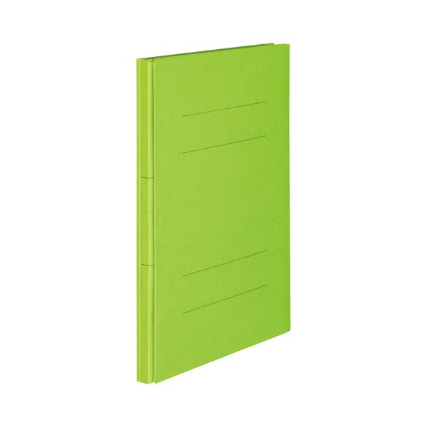 TANOSEE 背幅伸縮フラットファイルA4タテ 1000枚収容 背幅18118mm グリーン 1セット(30冊)