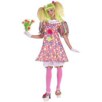 コスプレ 仮装 ティクルクラウン 大人用 Std 【 コスプレ 衣装 ハロウィン 仮装 レディース 服 コスチューム ピエロ 余興 ピエロ服 女性用 パーティーグッズ ピエロコスチューム ピエロ衣装