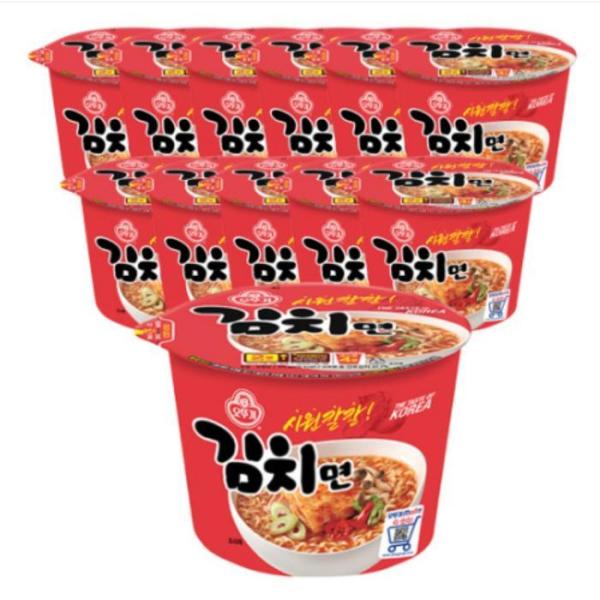 (NEW) オトゥギ キムチ麺 容器 1ボックス 105g 12個 x 3個