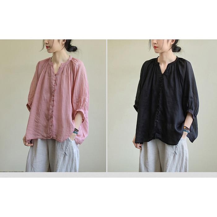 コットンン チュニック レディース 綿麻 トップス スキッパー ブラウス シャツ カットソー チュニックブラウス ナチュラル 着痩せ 体型カバー 大人 可愛い