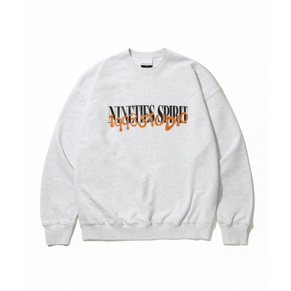 1993 スタジオナインティーズスピリットスウェットシャツ_ライトグレー