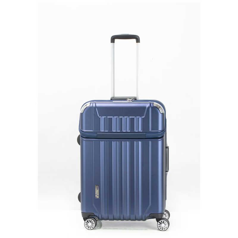 協和　TRAVELIST(トラベリスト) フレームトップオープンキャリー 耐久性・耐熱性抜群 マットネイビー ［TSAロック搭載］　76-35072