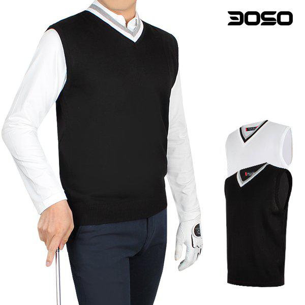 ゴルフウェア男性Vネックニットゴルフベスト//KFFC