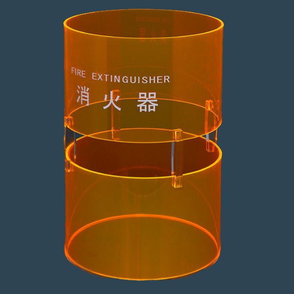 消火器ボックス 据置型 SK-FEB-FG330 蛍光オレンジ