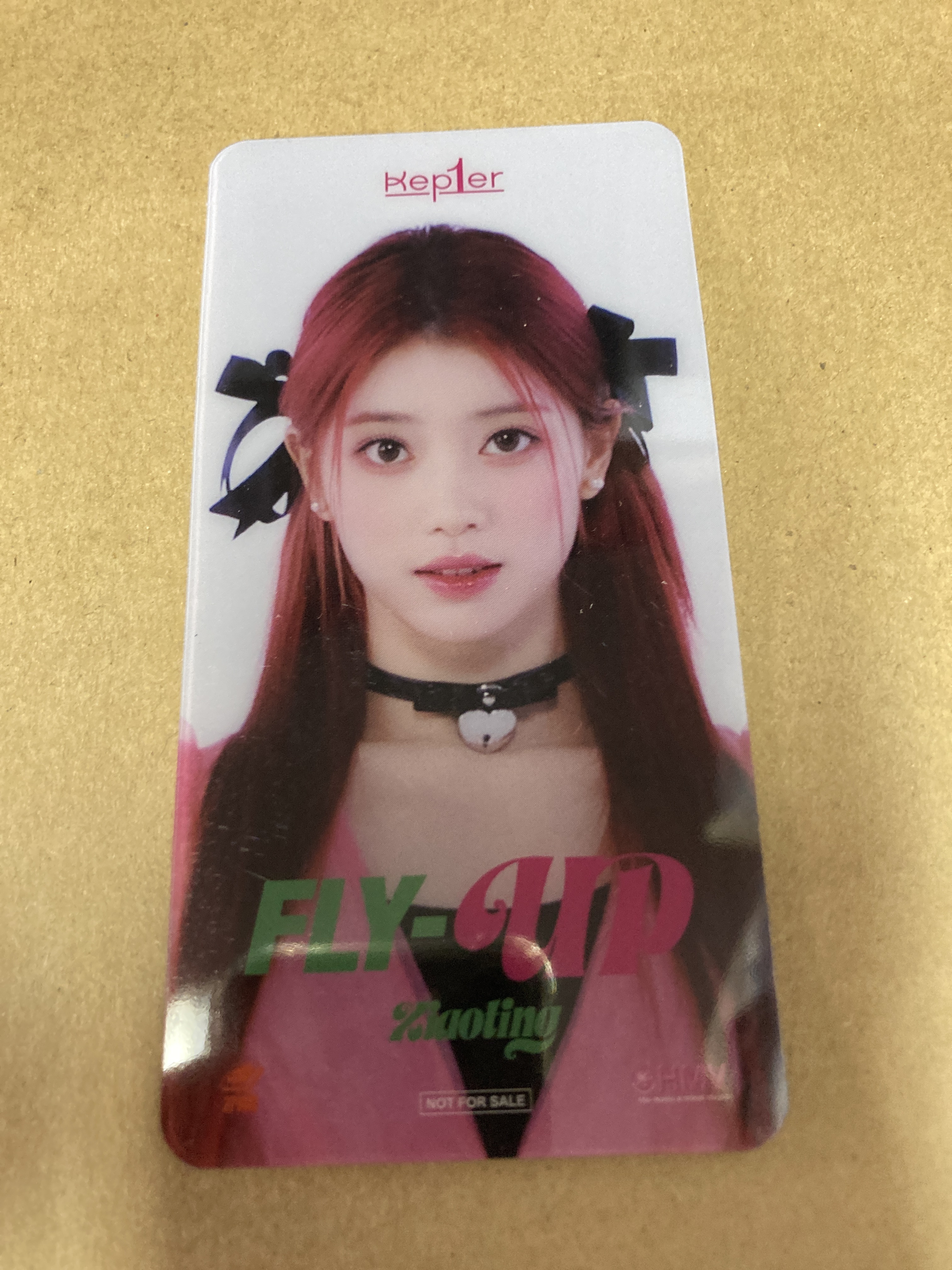 Kep1er FLY-UP HMV特典クリアしおり　XIAOTING　新品