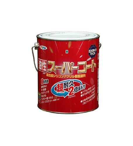 （まとめ買い）油性スーパーコート 1.6L 水色 [x3缶セット]