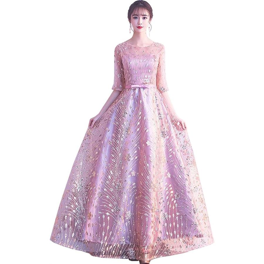 ウェディングドレス レディース ドレス 結婚式 ワンピース カクテルドレス 着痩せ フォーマル ロングドレス イブニングドレス レースワンピース