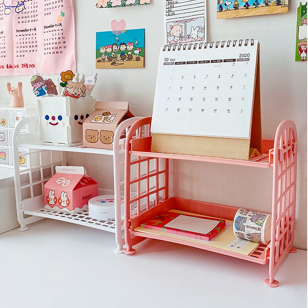 Qoo10] 8種 ミニ収納ラック インテリア 卓上ラ