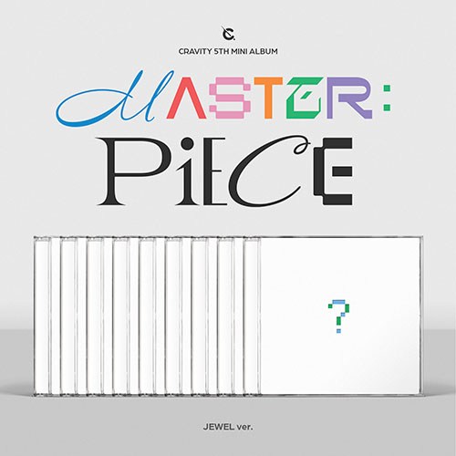 [未開封新品] [ジュエルケース]クラビティ/Jewel Ver / 9種セット / CRAVITY / ミニ5集 / MASTER:PIECE / フォトカード9+ミニ接地ポスター9+フォトブック