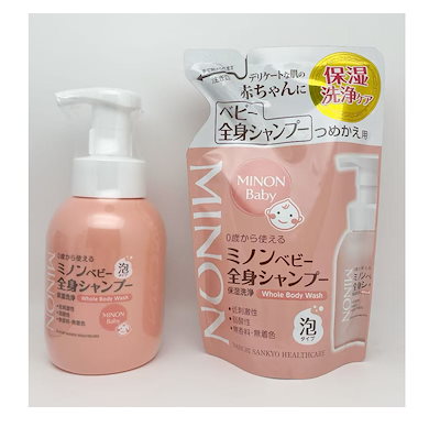 他サイト： ミノンベビー 全身シャンプー 詰替用 ３００ｍｌ　保湿　赤ちゃんの商品画像