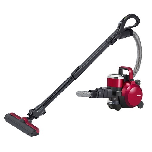 東芝【TOSHIBA】サイクロン式クリーナー コード式 自走式パワーブラシ グランレッド TORNEO V（トルネオ） 掃除機 VC-SG940X-R【からみレスブラシ搭載】