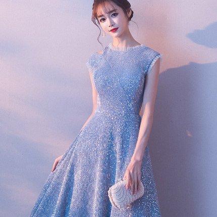 レディースファッション　パーティードレス ミモレ丈 膝丈 フォーマル　おしゃれ 演奏会 結婚式 お呼ばれ ピアノ 発表会 大きいサイズ xl 2xl 3xl-107