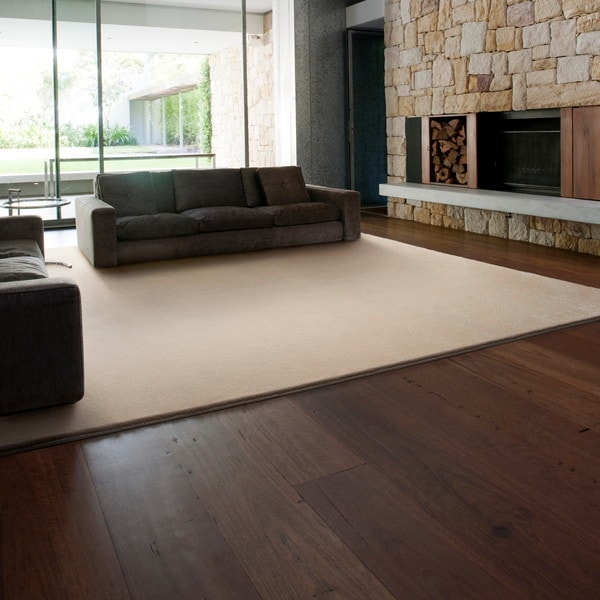 スミノエ 防炎・消臭 ラグ スミトロンニューサキソニー 261×352cm アイボリー メーカー直送