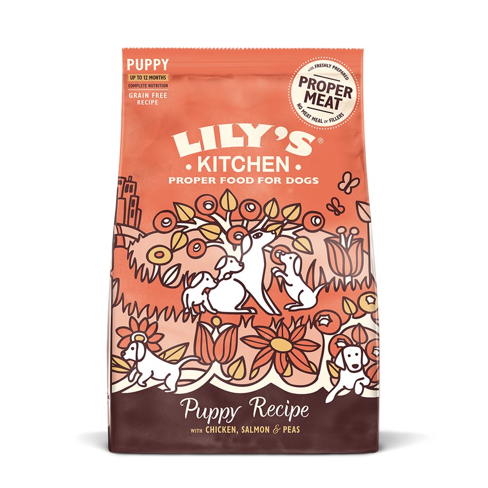 ドッグフード　リリーズキッチン　パピーレシピ　チキンとサーモン・ドッグ　１ｋｇ　ＣＲＣ45―03―87―10―00