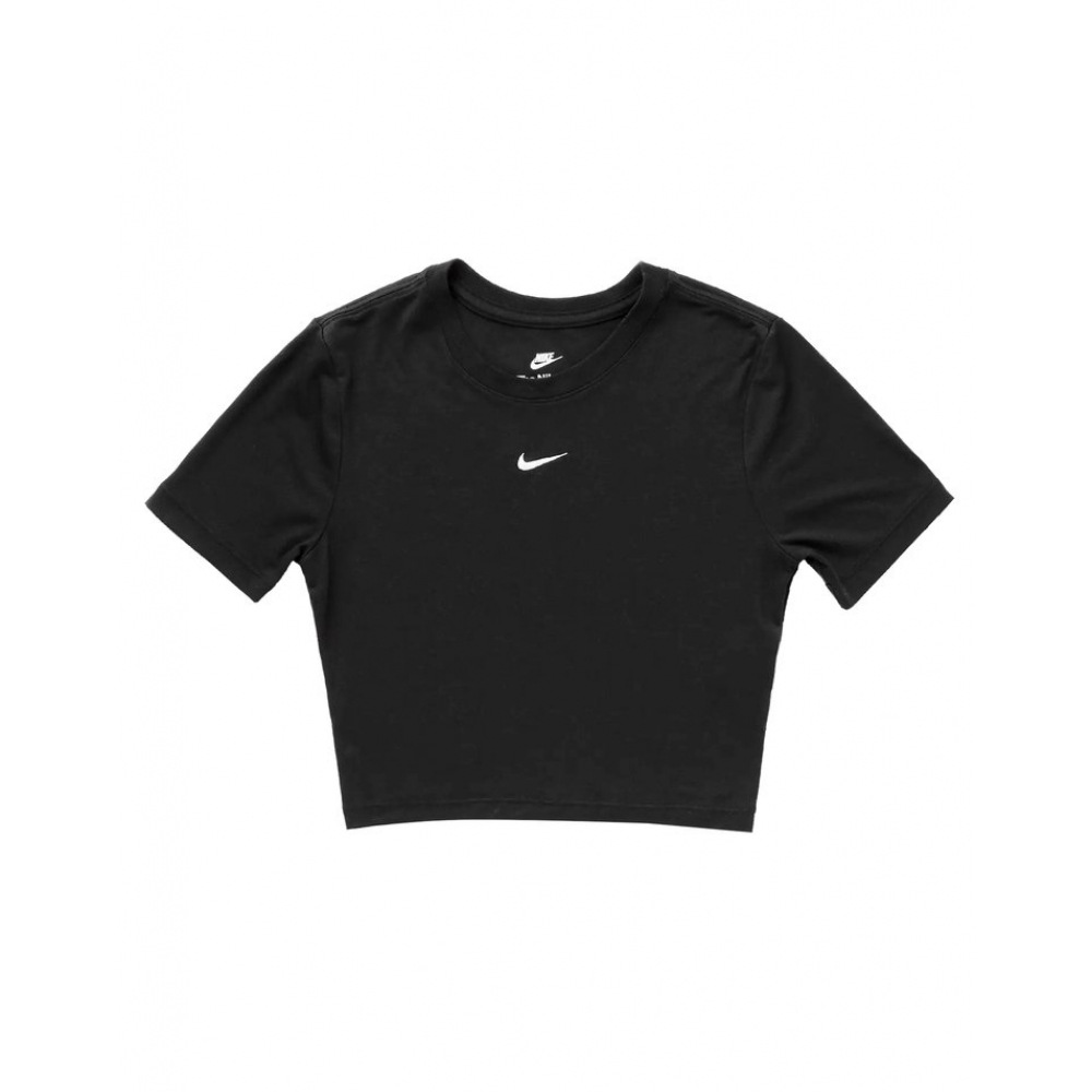 ナイキレディーススポーツウェアエッセンシャルスリムフィットクロップド T シャツ FB2873_010