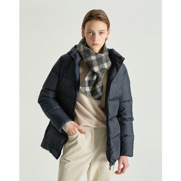 [25FW] [BEST再発売] ネイビーフードショートグースダウンDLJU5D993N3