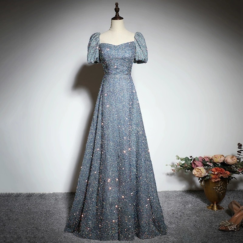 イブニングドレス 2024 新しいスタイルのスカート女性のためのライト高級ニッチハイエンド逃亡王女気質宴会芸術テストホストハイエンド 5,188円