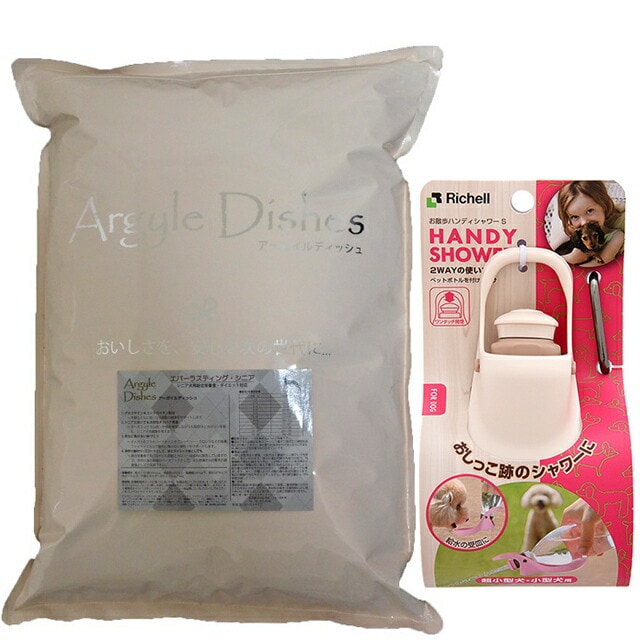 アーガイルディッシュ エバーラスティング シニア 4kg【犬想いオリジナルセット】【お散歩ハンディシャワー Ｓサイズ アイボリー付】