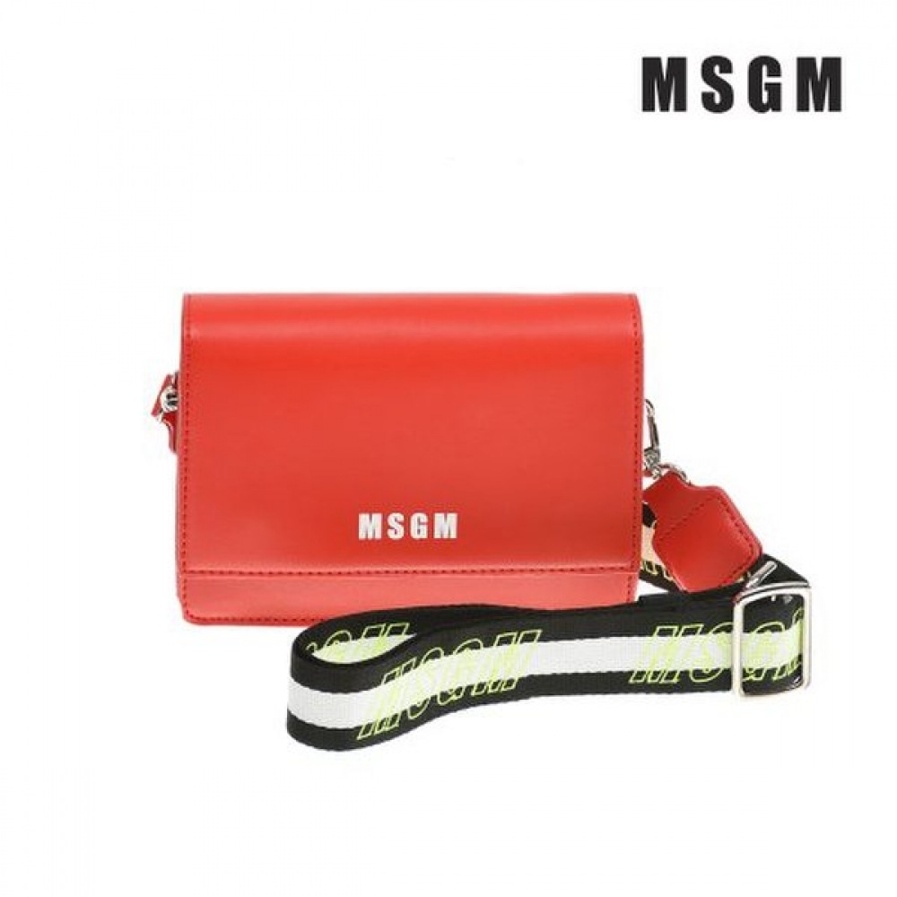 MSGM キッズクロスバック キッズショルダーバッグ レッド 25234