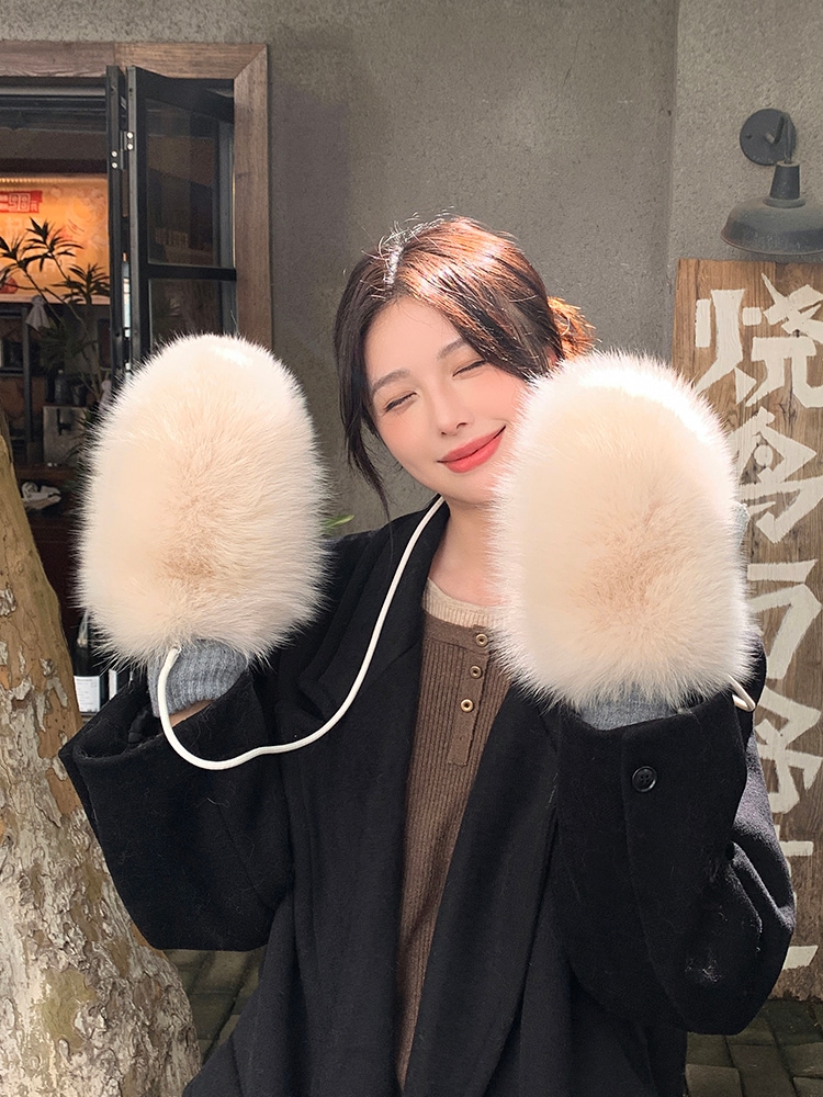 手袋 レディース 手袋 防寒 手袋 きつねの毛の手袋の口 牛本革 冬 保温 防寒 防風 女性用 優雅 おしゃれな にファッション 手袋 バイク アウトドア 通勤 通学 9色選択可 手袋 レディース 手袋 レディース 手袋 防寒 手袋 きつねの毛の手袋の口 牛本革 冬 保温