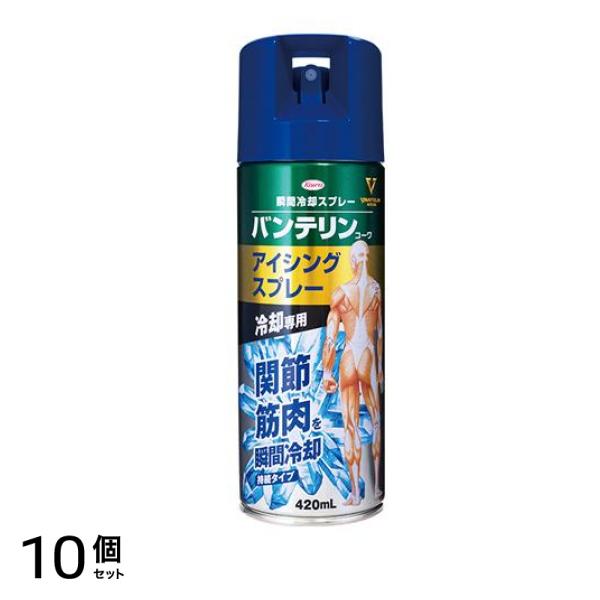バンテリンコーワ アイシングスプレー 冷却専用 420mL 10個セット