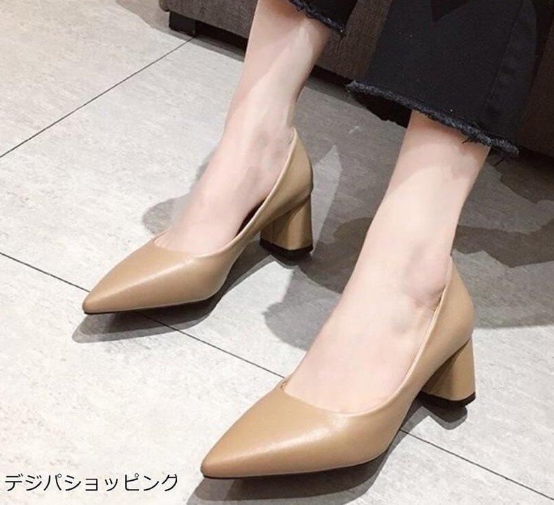 パンプスカジュアルレディース靴履きやすい二次会美脚令和ハイヒールレディース無地6cmヒール通勤OL痛くない