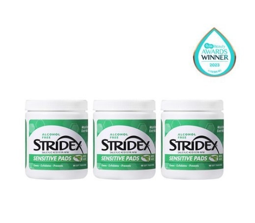 [角質/フィジー] ストライプデックス センシティブ パッド トリプル 企画 (90枚+90枚+90枚)スクラブ/ピーリングパッド/角質除去/BHA