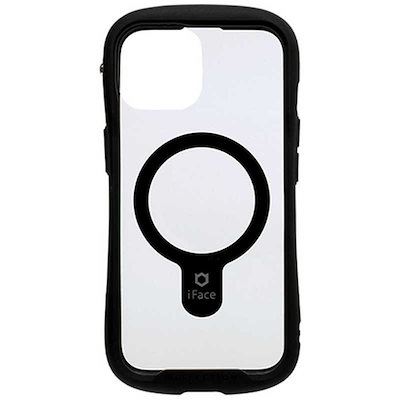 他サイト： HAMEE　［iPhone 15/14/13専用］iFace Reflection MagSynq 強化ガラスクリアケース iFace ブラック　41-983430の商品画像