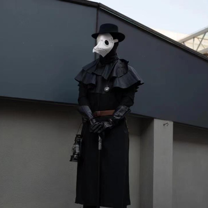 ハロウィンコス衣装大人用コスチュームペストドクターカラス長いくちばしスーツ中世スチームパンク風スーツ男性用