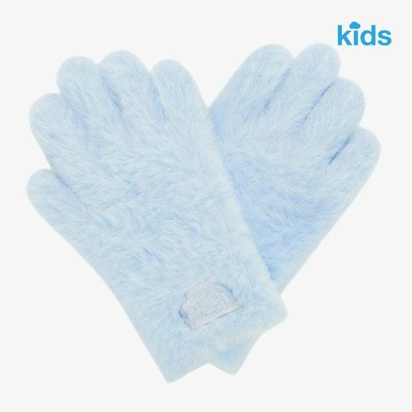 キッズ メリー ファー グローブ NJ3GR54T SKY BLUE