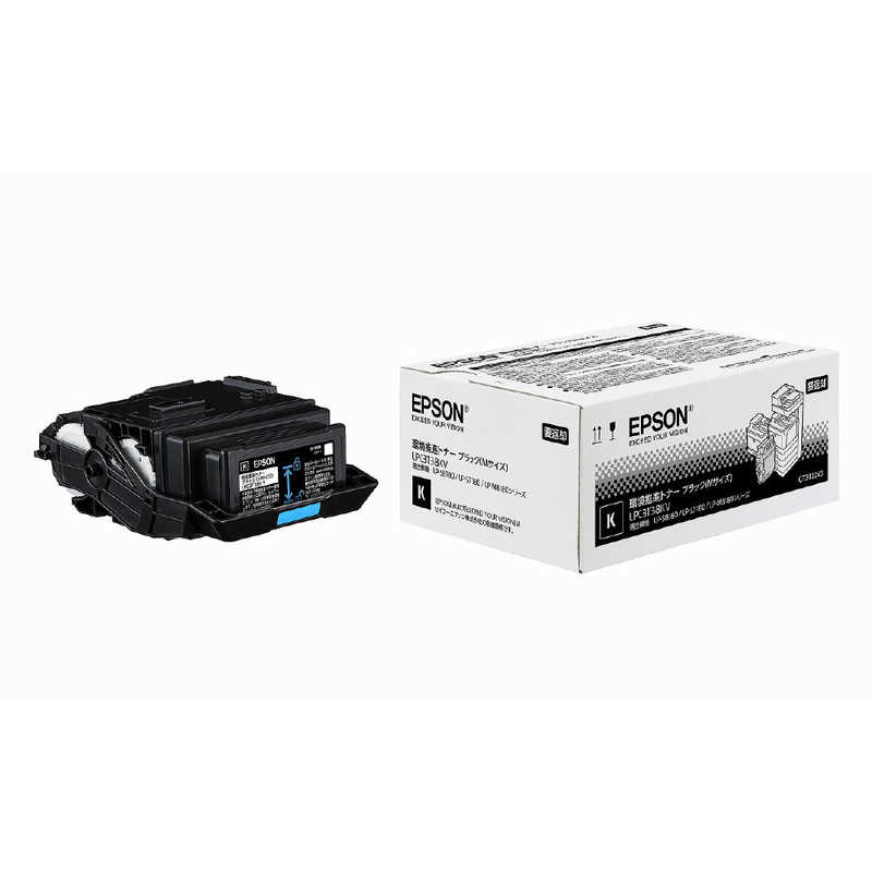 エプソン　EPSON　純正トナー 環境推進トナー ブラック Mサイズ　LPC3T38KV