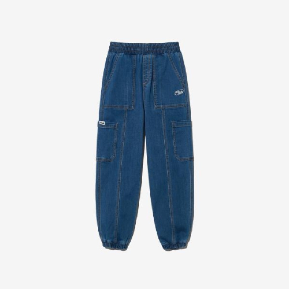 フィラキッズカーゴデニムパンツ (FK2PTH1201XDEM)