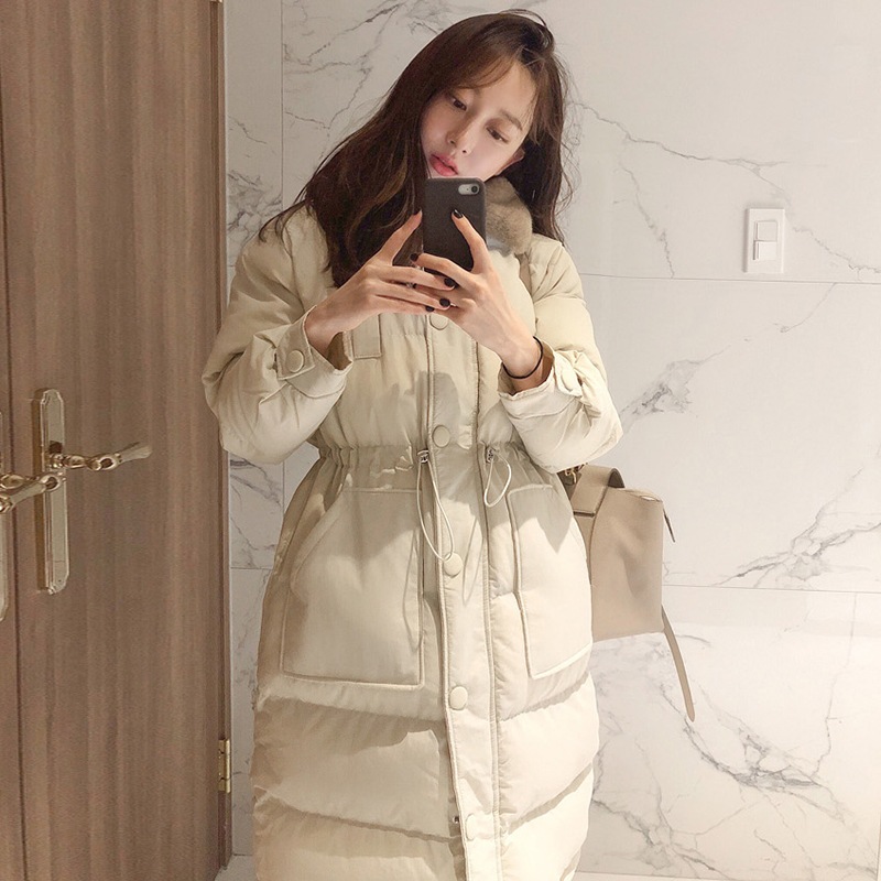 ダウンコート ダウンジャケット ミドル丈の綿ジャケット ２カラー a1412