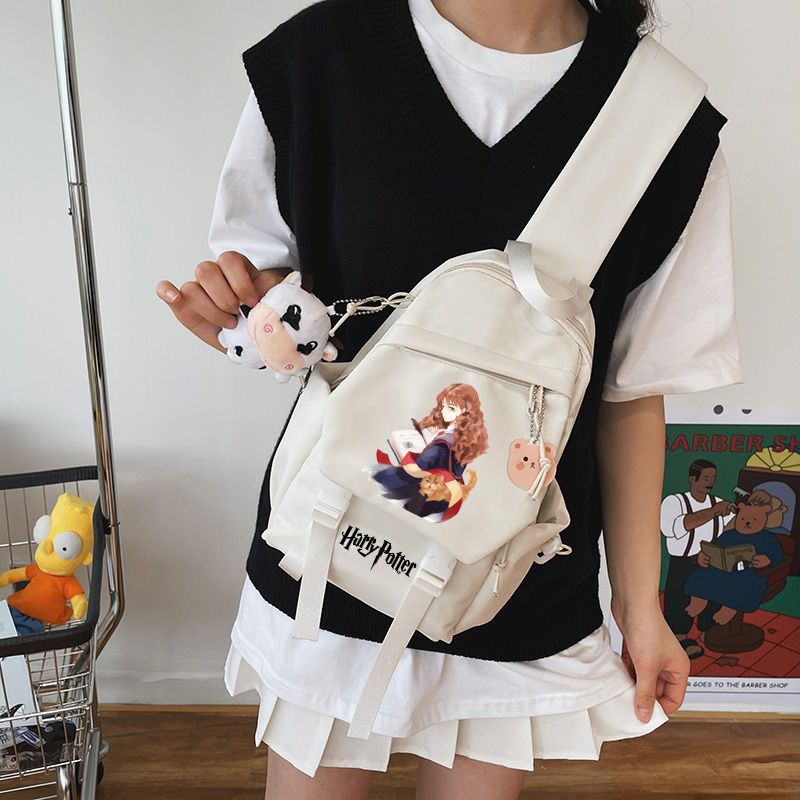 【1つ買うと10つ無料】ハリーポッター クロスボディバッグ カジュアル メンズ レディース カレッジ ショルダーバッグ ファッション バックパック チェストバッグ 中学校 スクールバッグ