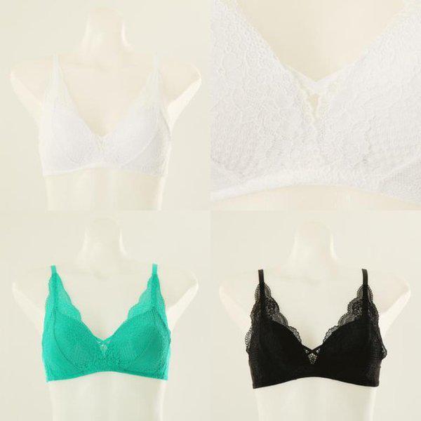 （イベント）3枚入り AカップBカップCカップDカップ ディープV 感覚ノンワイヤー 女性ブラ3点セット_C SVBRW421A_D_3C_C