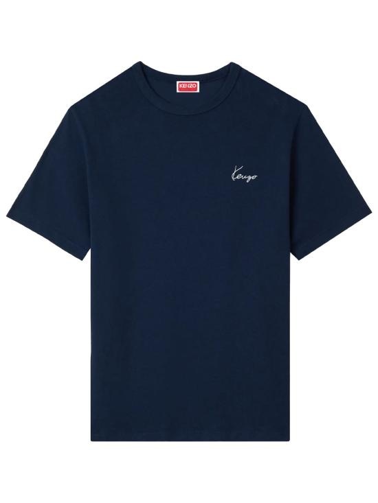 KENZO Men Tops FG55TS2214SK 76 NAVY BLUE