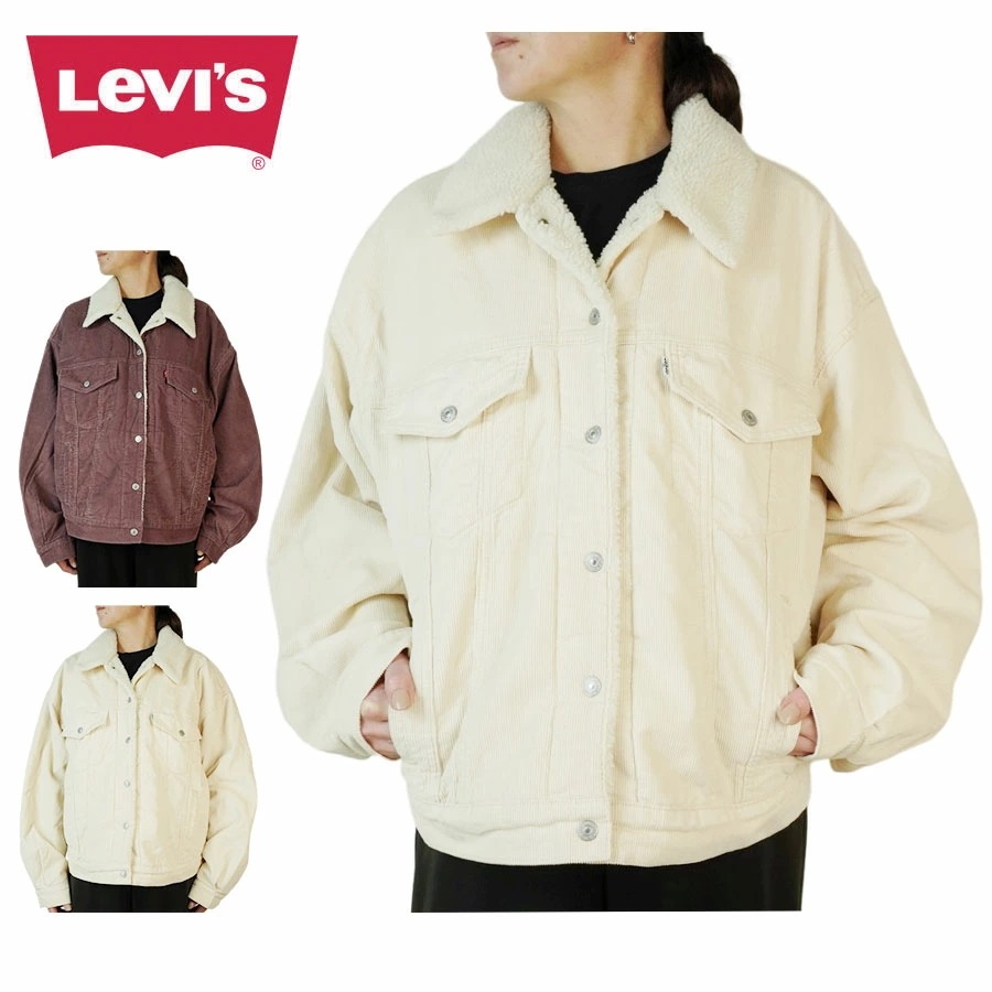 リーバイス LEVIS デニムジャケットボア 90s トラッカージャケット BOA 90S TRUCKER JACKET90年代 オーバーサイズ リラックス裏ボア ロ