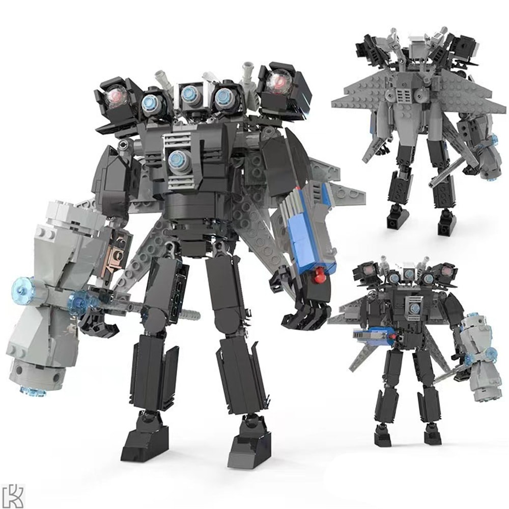 Skibidi Toilet スキビディ ブロック おもちゃ ゲーム アニメ Titan Cameraman Speakermanモデルギフト 誕生日 クリスマス プレゼント 560PCS 7,462円
