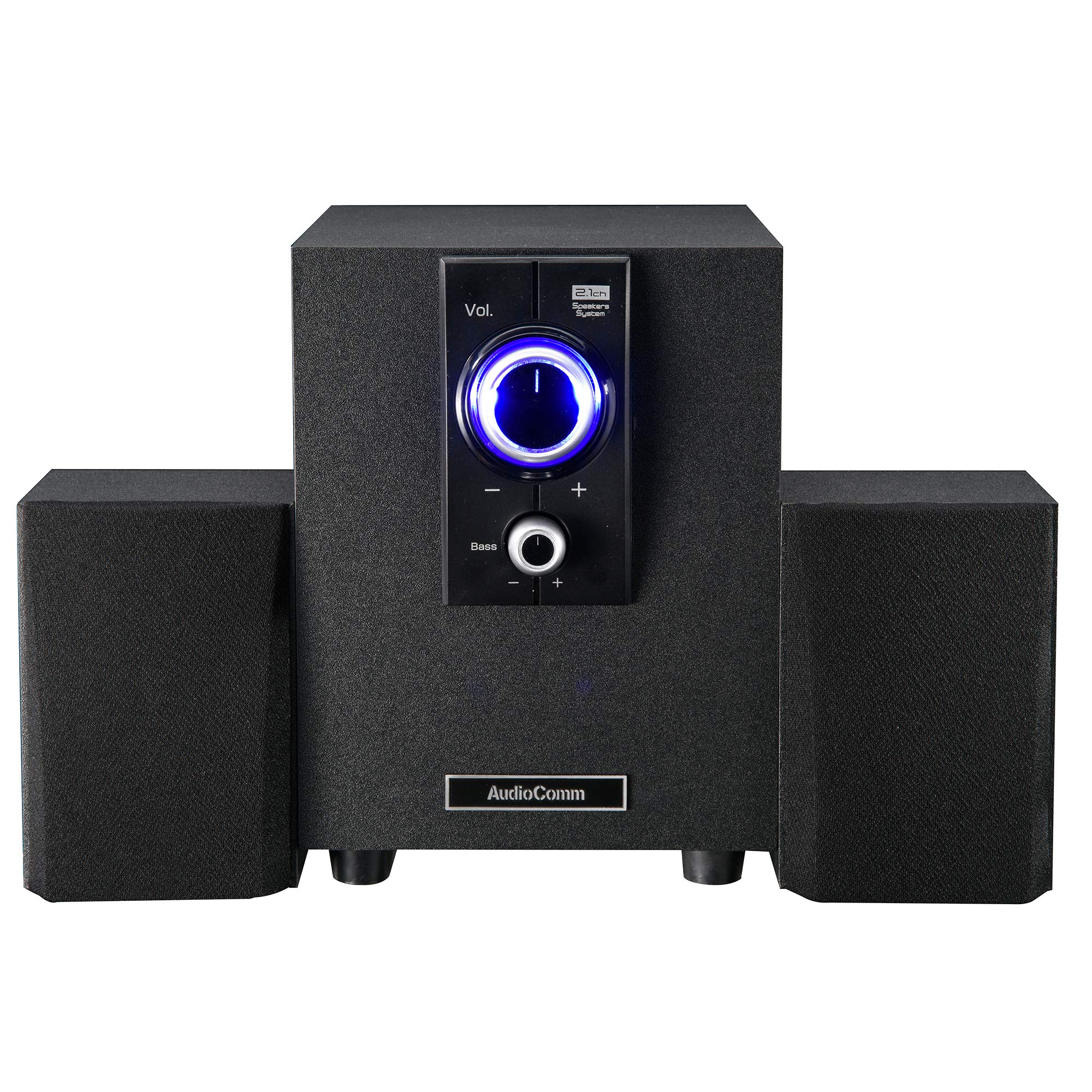 オーム電機 AudioComm スピーカーシステム 2.1ch ASP-590Z 03-1959 OHM
