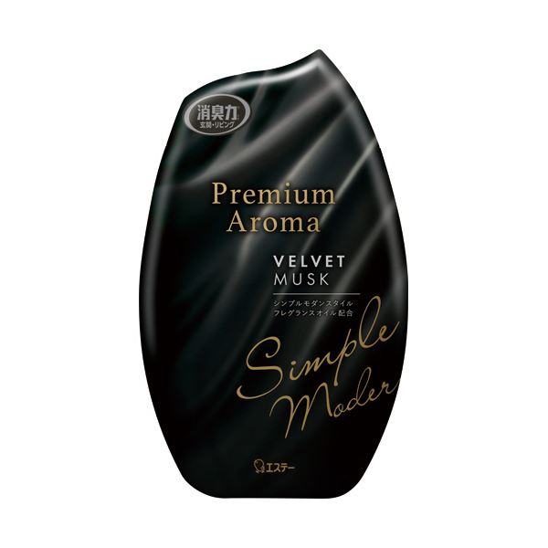 （まとめ） エステーお部屋の消臭力 Premium Aroma ベルベットムスク 400mL 1個 [x10セット]