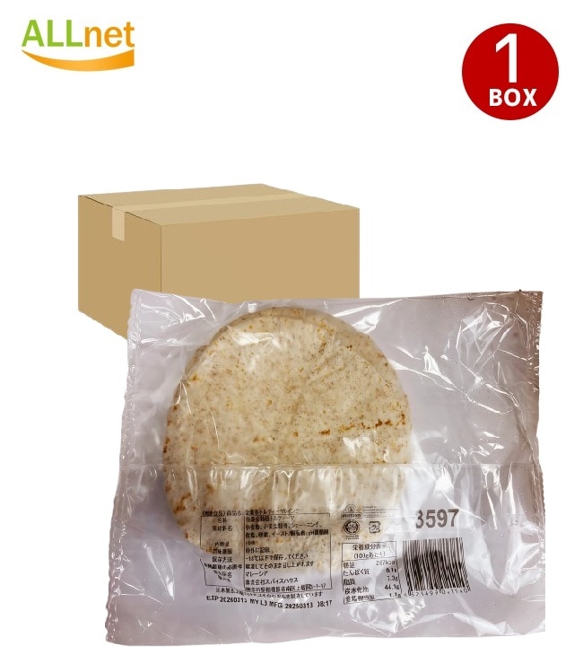 HL 冷凍 全粒粉トルティーヤ6インチ(10枚入り)×30個 (1box) マレーシア産 Chapati whole wheat 6