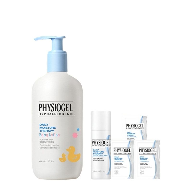 フィジオゲルDMTベビーローション400ml+エッセンスイントナー15ml+サシェプレゼント