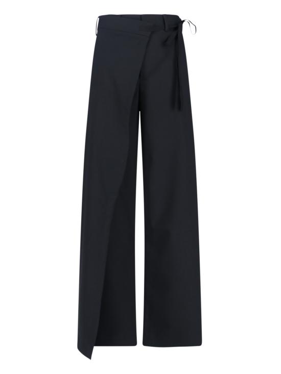 MM6 MAISON MARGIELA Women Straight Pants S52KA0518 M35733 900 Black